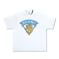 White faded style suomi finland lion design Urban Heavy Tee - linhVisuals