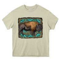 Mossy bison with gemstone background Heavy Core Tee - RanaPortraitStore