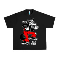 Black big bad wolf Urban Heavy Tee - linhVisuals