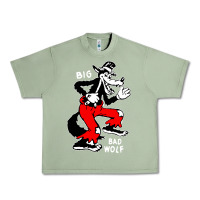 Oil Green big bad wolf Urban Heavy Tee - linhVisuals