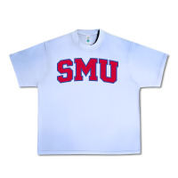 Grape Ice The SMU Athletics wordmark Urban Heavy Tee - linhVisuals