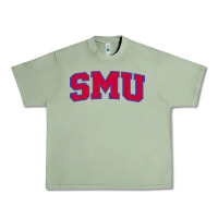 Oil Green The SMU Athletics wordmark Urban Heavy Tee - linhVisuals