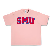 Salmon The SMU Athletics wordmark Urban Heavy Tee - linhVisuals