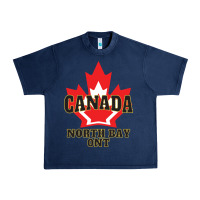 Navy north bay ontario on a cool Urban Heavy Tee - linhVisuals