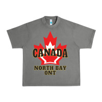 North Bay Ontario On A Cool Urban Heavy Tee | Teevron