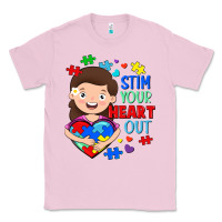 Bubblegum Pink Stim your heart out Classic Tee - FaDigitalArtStudio