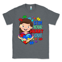 Charcoal Heather Stim your heart out Classic Tee - FaDigitalArtStudio