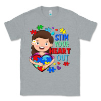 Heather Grey Stim your heart out Classic Tee - FaDigitalArtStudio