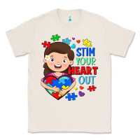 Natural Stim your heart out Classic Tee - FaDigitalArtStudio