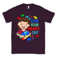 Plum Stim your heart out Classic Tee - FaDigitalArtStudio