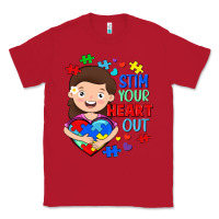 Red Stim your heart out Classic Tee - FaDigitalArtStudio