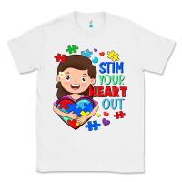 White Stim your heart out Classic Tee - FaDigitalArtStudio