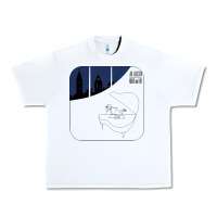 White joe jackson müsïc Urban Heavy Tee - linhVisuals