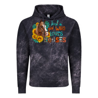 Cloud Black just a girl who loves horses Vintage Hoodie - Artiststas