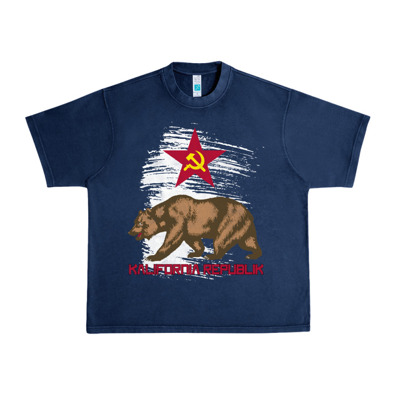 California Republic Communist Kalifornia T Shirt Urban Heavy Tee by linhVisuals | Teevron