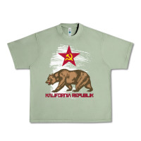 Oil Green california republic communist kalifornia t shirt Urban Heavy Tee - linhVisuals