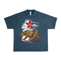 California Republic Communist Kalifornia T Shirt Urban Heavy Tee | Teevron