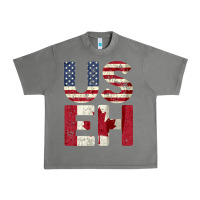 Tornado canada us eh american canadian flag vintage america colors patriotic g Urban Heavy Tee - linhVisuals