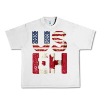 Lunar Rock canada us eh american canadian flag vintage america colors patriotic g Urban Heavy Tee - linhVisuals