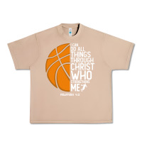 Burro christian basketball i can do all things through christ philippians 41 Urban Heavy Tee - linhVisuals