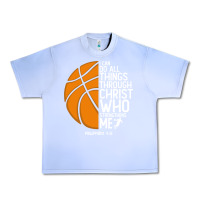 Grape Ice christian basketball i can do all things through christ philippians 41 Urban Heavy Tee - linhVisuals