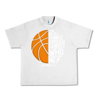 Lunar Rock christian basketball i can do all things through christ philippians 41 Urban Heavy Tee - linhVisuals
