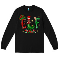 Black Elf Squad Long Sleeve Tee - CowhideDigitalArt