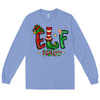 Colony Blue Elf Squad Long Sleeve Tee - CowhideDigitalArt