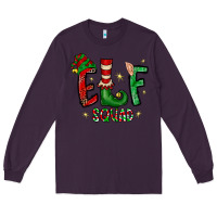 Plum Elf Squad Long Sleeve Tee - CowhideDigitalArt