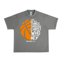 Tornado christian basketball i can do all things through christ philippians 41 Urban Heavy Tee - linhVisuals