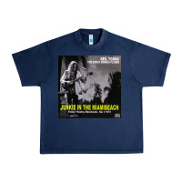 Navy Neil Young Urban Heavy Tee - linhVisuals