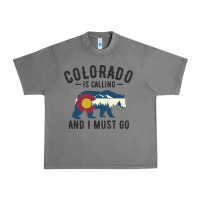 Tornado colorado is calling and i must go state flag with wild bear Urban Heavy Tee - linhVisuals