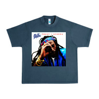 Midnight Navy buju banton reggae Urban Heavy Tee - linhVisuals