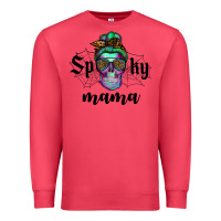 Cardinal spooky mama skull Premium Sweatshirt - RanaPortraitStore
