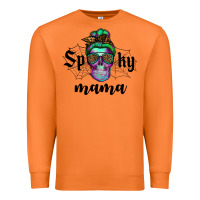 Carrot spooky mama skull Premium Sweatshirt - RanaPortraitStore