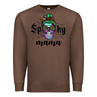 Chestnut spooky mama skull Premium Sweatshirt - RanaPortraitStore