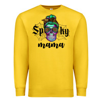 Lemon spooky mama skull Premium Sweatshirt - RanaPortraitStore
