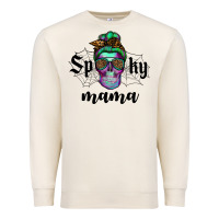 Sandshell spooky mama skull Premium Sweatshirt - RanaPortraitStore