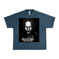Midnight Navy buju banton reggae Urban Heavy Tee - linhVisuals