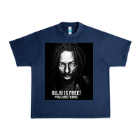 Navy buju banton reggae Urban Heavy Tee - linhVisuals