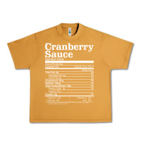 Peanut Butter cranberry sauce nutrition facts funny thanksgiving christmas food nutr Urban Heavy Tee - linhVisuals