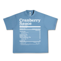 Pebble Blue cranberry sauce nutrition facts funny thanksgiving christmas food nutr Urban Heavy Tee - linhVisuals