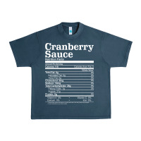 Midnight Navy cranberry sauce nutrition facts funny thanksgiving christmas food nutr Urban Heavy Tee - linhVisuals