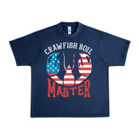 Navy crawfish boil master american  flag us big red lobster design Urban Heavy Tee - linhVisuals
