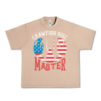 Burro crawfish boil master american  flag us big red lobster design Urban Heavy Tee - linhVisuals