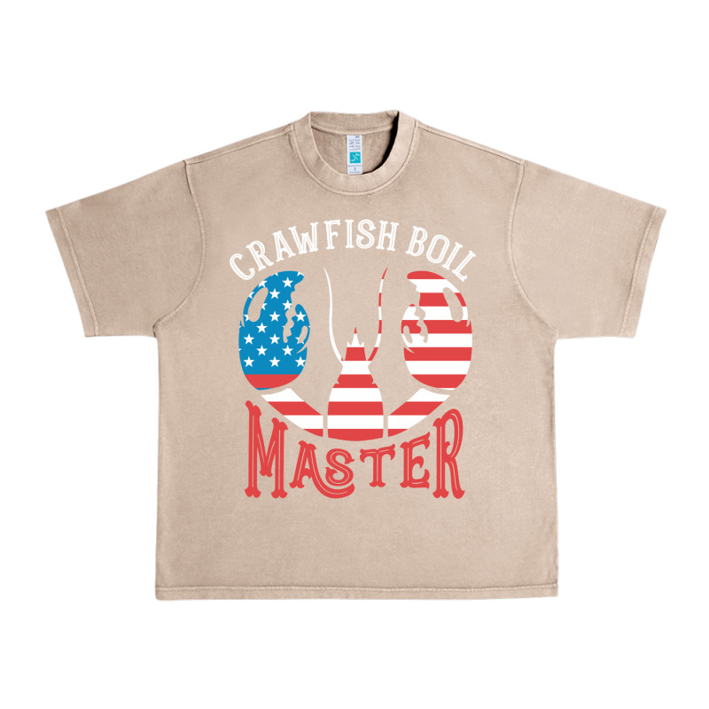 Crawfish Boil Master American  Flag Us Big Red Lobster Design Urban Heavy Tee by linhVisuals | Teevron
