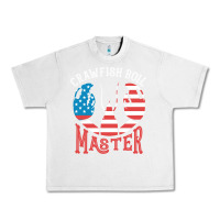 Lunar Rock crawfish boil master american  flag us big red lobster design Urban Heavy Tee - linhVisuals