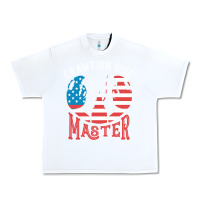 White crawfish boil master american  flag us big red lobster design Urban Heavy Tee - linhVisuals