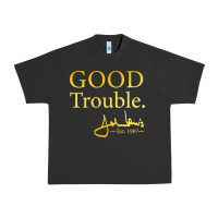 Pigment Black good trouble john lewis signature Urban Heavy Tee - linhVisuals