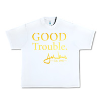White good trouble john lewis signature Urban Heavy Tee - linhVisuals